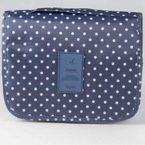 Solid Makeup Bag Toiletries Organizer Traveling Kit Cosmetic Purse 18.5*24*9.5CM