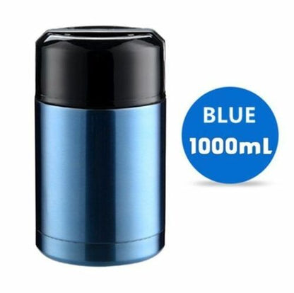 Thermos Lunch Box 800ML/1000ML/1200ML Portable Stainless Steel Food Containers