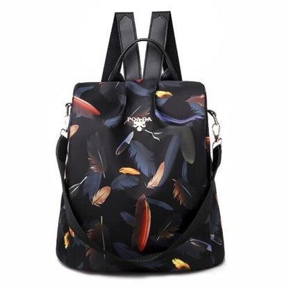 Anti-theft Backpack High Quality Waterproof Oxford Bag 20L Polyester Khaki Blue