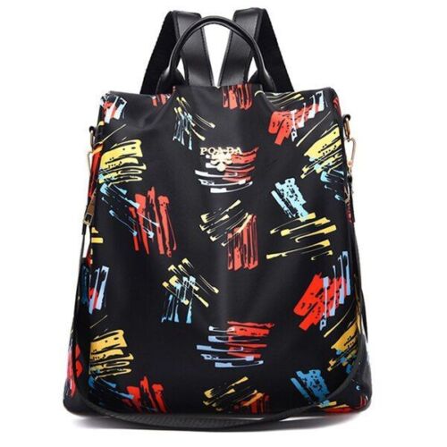 Embroidery Waterproof Oxford Backpack Anti-theft School Bag High Quality Large