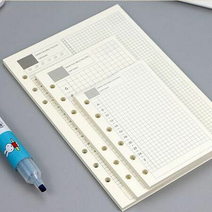 45 Sheets Notebook Business A5 A6 Loose Leaf Refill Spiral Binder Inside Page