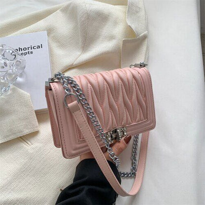 Chain Handle Shoulder Messenger Bags for Woman Square Bag