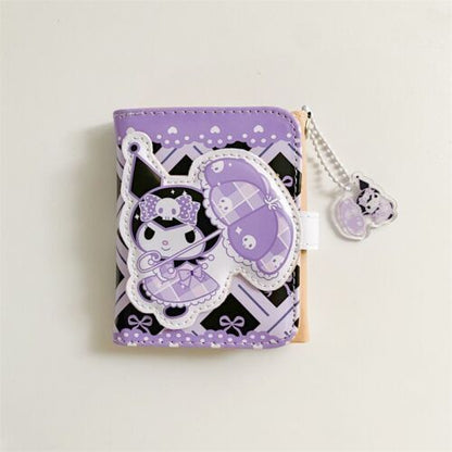 My Melody Cinnamoroll Kuromi Pochacco Short Wallet Portable Card Bags Coin Purse