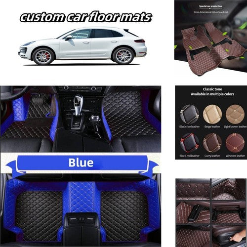 For Porsche All Models Car Floor Mats Custom Cargo Carpets Waterproof Liner Rugs