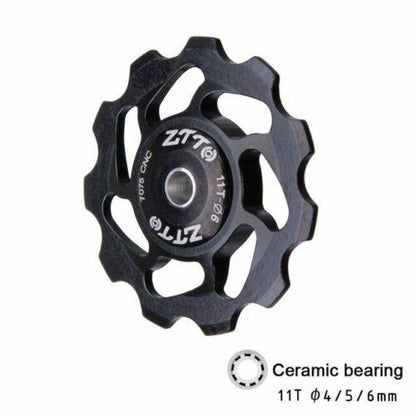 Pulley Jockey Wheel 11T MTB Bicycle Rear Derailleur Ceramic Bearing Road Bike 1p