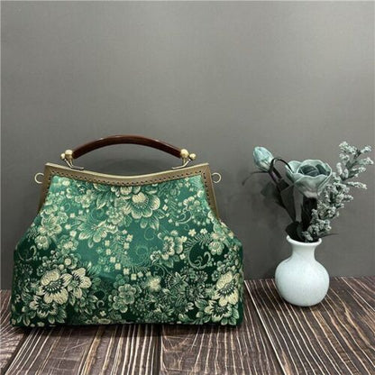 Vintage Fashion Bag Handmade Purse Shell Lock Bags Totes Handbags Chain 120 CM