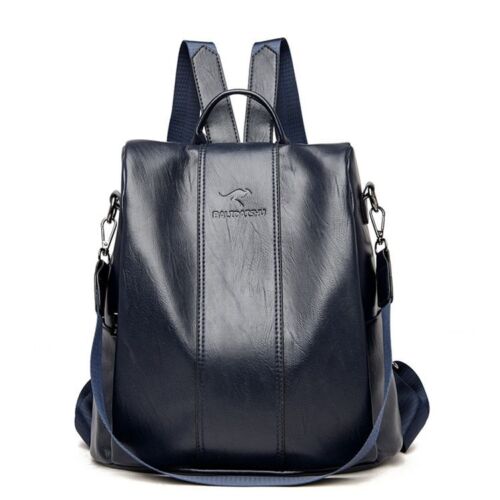 Anti-theft Genuine Leather Backpack Vintage Shoulder Bag Travelling School Purse