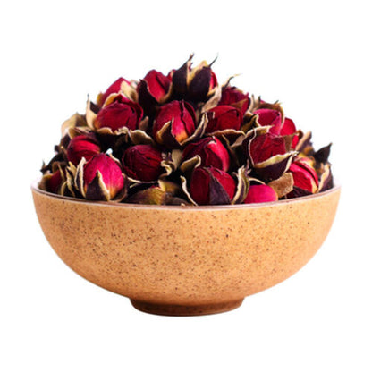 Bud tea, aroma dry flowers flower tea Chinese flower red rose-