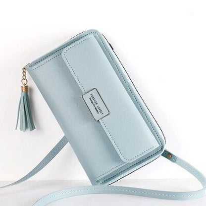 Wallet Crossbody Shoulder Handbag Synthetic Leather Card Holder Purse 20*12*4 CM