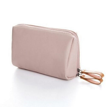 Makeup Bags Pouch Cosmetic Solid Color Toiletry Purse Waterproof Organizer Cases