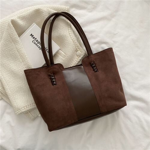 Womens PU Leather Shoulder Bag Tote Purse Handbag Messenger Crossbody Satchel