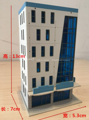 1/150 City Scenes Sandbox Building Model High-rise Plastic Assembled Buildings