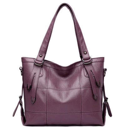 Women's Faux Leather Handbags Shoulder Tote Bag Ladies Purse Crossbody Handbag