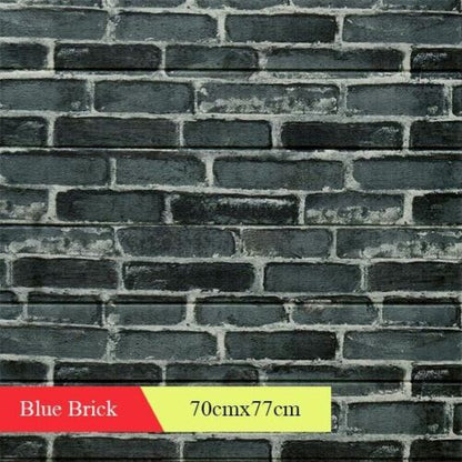 Brick Stickers Wall Decor 3D Living Room DIY Self-adhesive Waterproof Wallpapers
