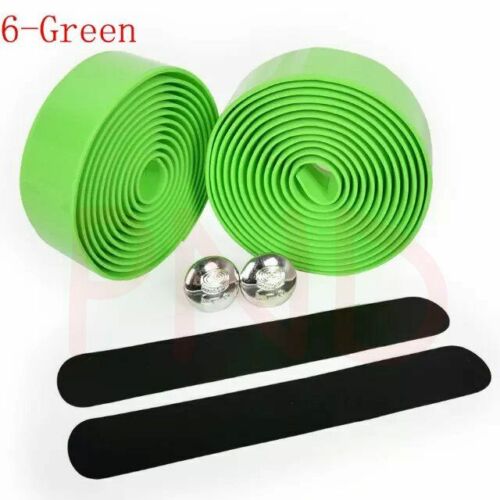 Bike Handlebar Tape Road Bicycle Camouflage Cycling Handle Cork Wrap Bar Plugs