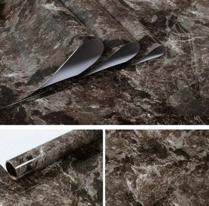 Wallpaper Sticker Marble Vinyl Film Self Adhesive Bathroom Kitchen Contact Paper