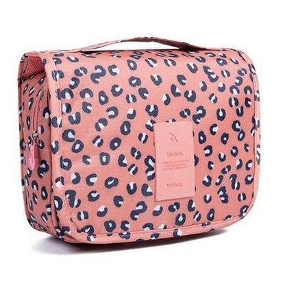 Solid Makeup Bag Toiletries Organizer Traveling Kit Cosmetic Purse 18.5*24*9.5CM
