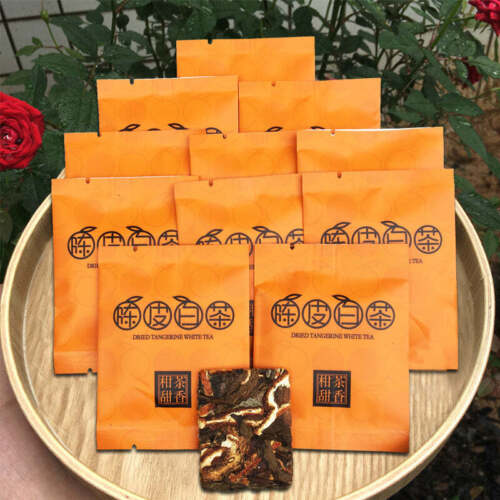 500g Fuding White Peony White Tea Tangerine Peel White Tea Brick Aged White Tea