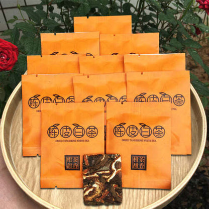 500g Fuding White Peony White Tea Tangerine Peel White Tea Brick Aged White Tea