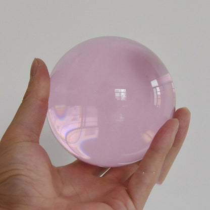 Rare 50mm Multi-Color Natural Magic Healing Crystal Ball Sphere Quartz Balls