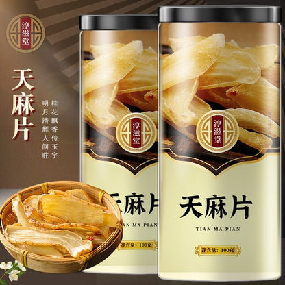 100g Organic Gastrodia Elata Root Slices Tian Ma