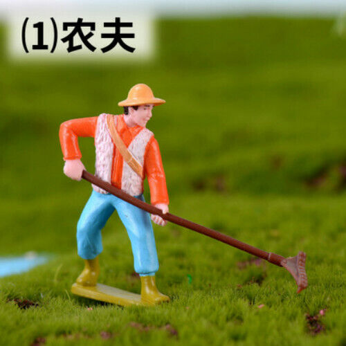 Plastic Animal 3pcs/lot Horse Cow Duck Duck Pig Goat Farm Craft Gift Landscape