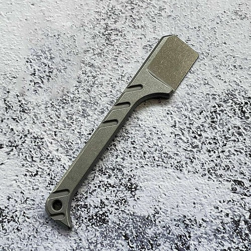 Titanium Crowbar Pry Bar Screwdriver Keychain Pendants EDC Multi-Function Tool