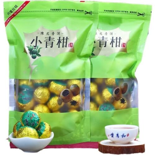 100g Xinhui Small Green Citrus Pu'er Tea, Dried Tangerine Tea Puer Citrus Flavor