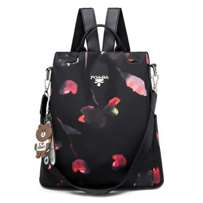 Anti-theft Backpack High Quality Waterproof Oxford Bag 20L Polyester Khaki Blue