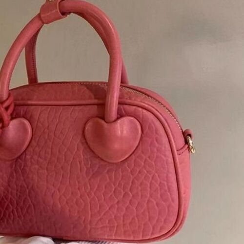 Pink Handbags Shoulder Bags Crossbody Purse Versatile Shoulder Bags 18*6.5*12 CM