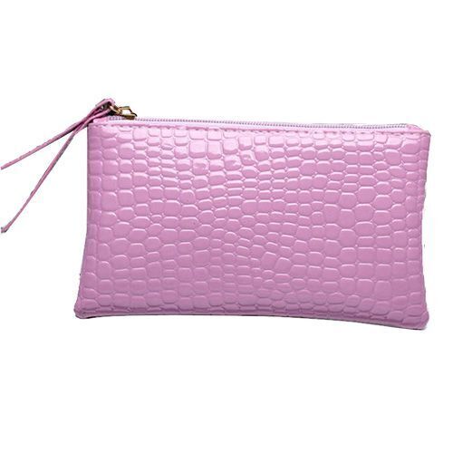 Cosmetic Bag Zipper Small Makeup Bag Traveling Cosmetics Clutch Purse Organizer