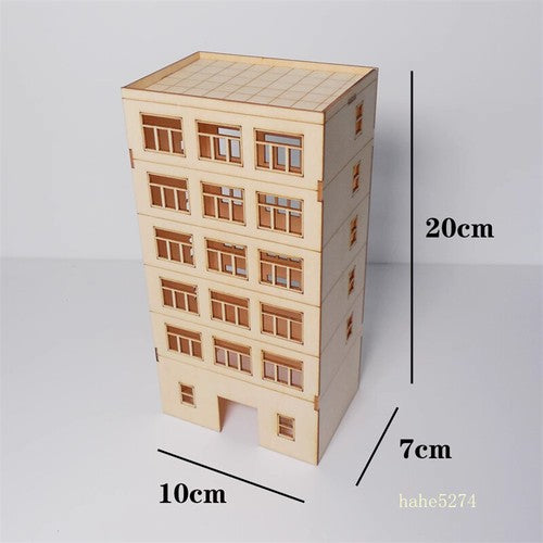 Urban Scene Building Model Handmade DIY Material Set Architecture School Model