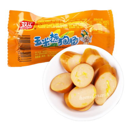 32g x 10 Bags Shuanghui Corn Hotdog Sausages Chinese Snack Food 双汇玉米热狗肠中国特产零食小吃