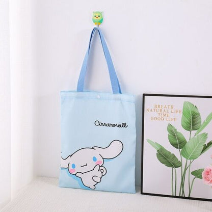 HelloKitty Handbag My Melody Kuromi Cute Beauty Shopping Storage Shoulder Bag