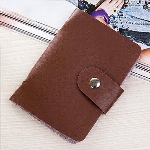 Credit Card ID Holder Women's Card Package Men's Leather Cards Bag Case Business