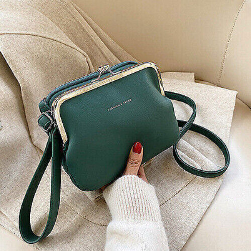 Bag Women Messenger Bag PU Leather Lady Shoulder Crossbody Bag Lock Bags