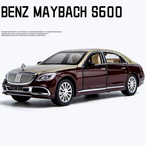 1:24 Maybach S600 S650 Alloy Luxy Car Model Diecasts Metal Toy Vehicles Car Mode