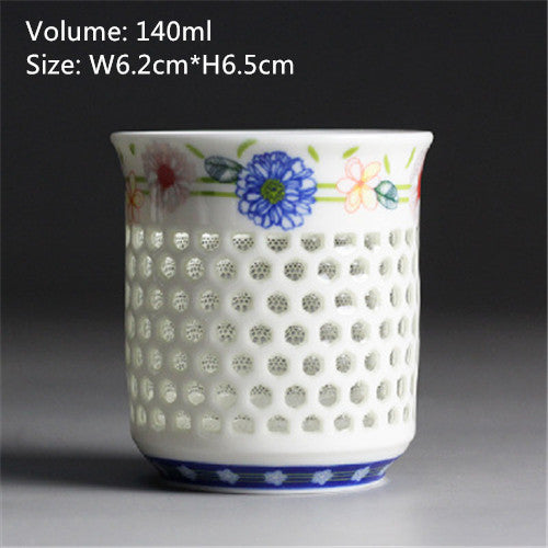 Chinese Tea Cup Japanese Style Master Cup Of Tea Blue-and-white Porcelain Cups