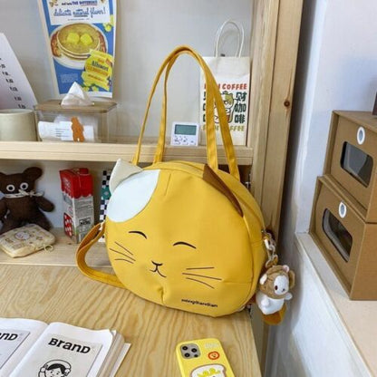 Cute Handbag Casual Travelling Large Totes Shoulder Bags Corduroy Messenger Bag
