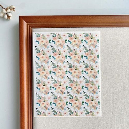 Polymer Image Transfer Paper Plants Flowers Leaf Decals DIY Jewelry Craft Tools