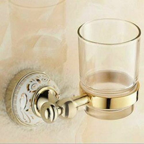 Luxury Towel Racks Stainless Steel Ceramic Wall Mounted Bathroom Accessories Set