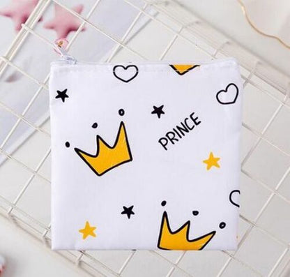 Lipstick Make Up Bags Zipper Small Pouch Storage Case Cute Animal Print Purses