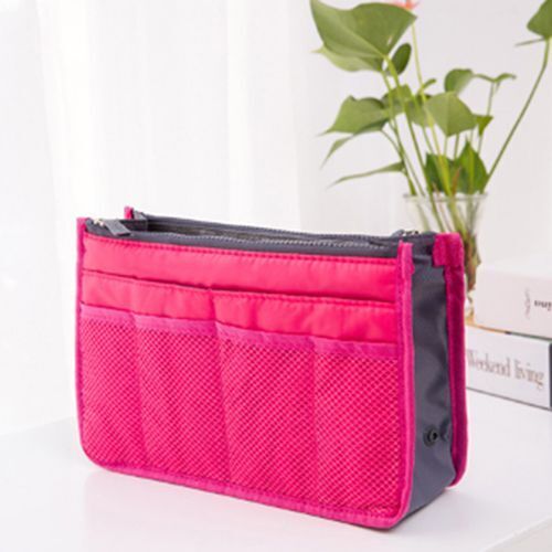 Bag Nylon Travel Insert Organizer Handbag Purse Large Liner Makeup Cosmetic Bag