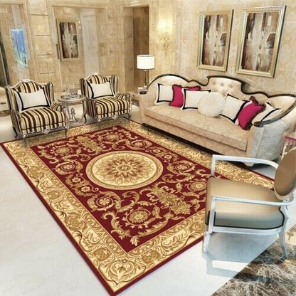 Europe Nodric Carpets Room Carpet Flower Sofa Rug Floor Mat Palace Soft Rugs ##