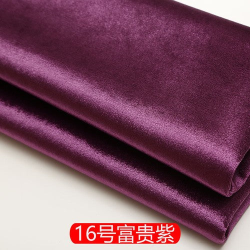 Sofa Upholstery Velour Fabric Thick European Soft Roll Cushion Velvet DIY Cloth