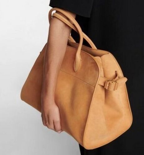 Cowhide Handbag Single Shoulder Bag Large 36 CM Strap Tote Purse 38*27*24 CM Red