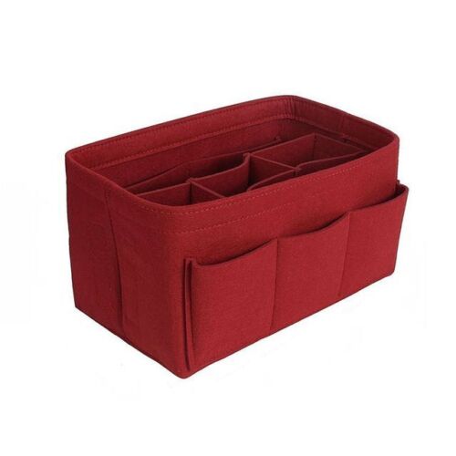 Cosmetic Purse Felt Cloth Insert Bag Handbag Organizer 17*34*18CM Traveling 1 PC