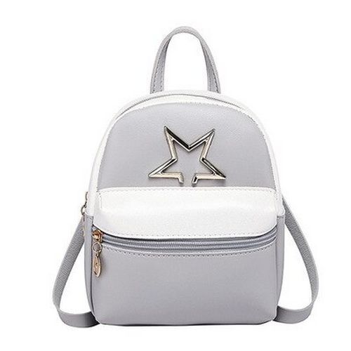 Leather Backpack Red Small Cute Purse Brand Shoulder Bag Red Blue Gray Green 1PC