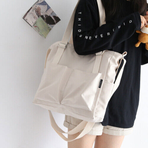 Oxford Women Shoulder Bag Girls College Book Crossbody