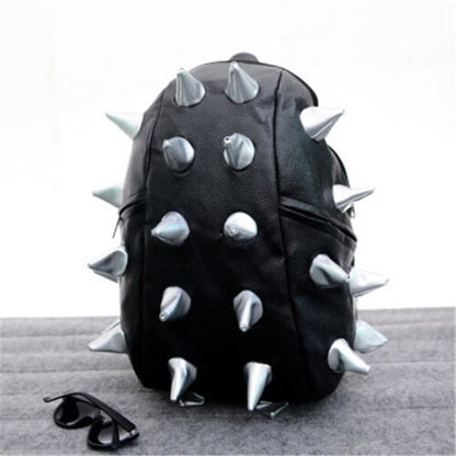 Unisex Hedgehog Spike Travel Backpacks Spiky Punk School Bookbags Shoulder Bags